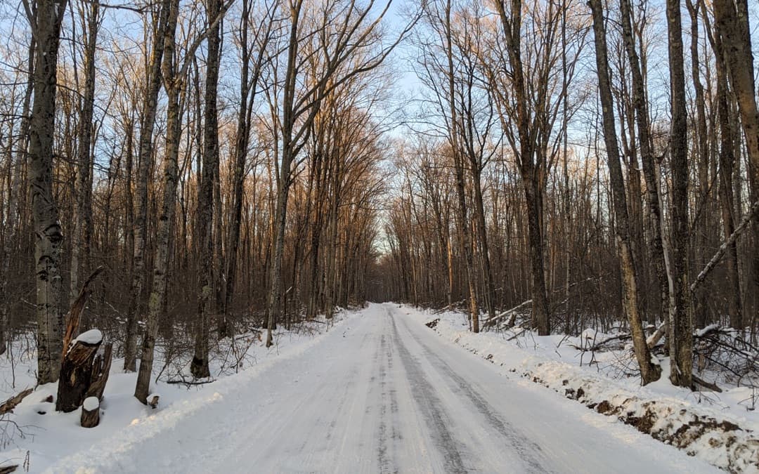 Eben Ice Caves Trail
