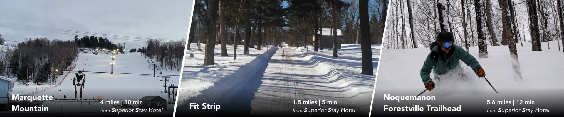 Skiing in Marquette