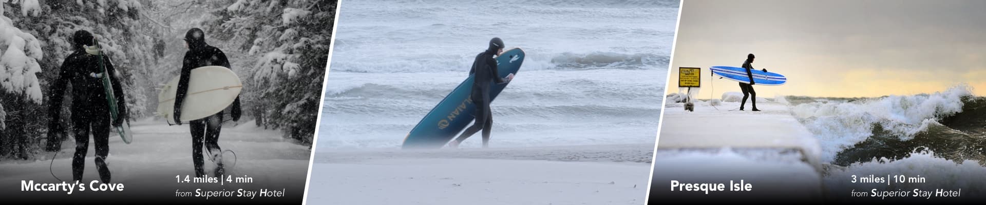 Surfing in Marquette