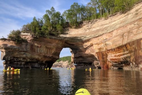 Pictured Rocks National Shoreline near Marquette